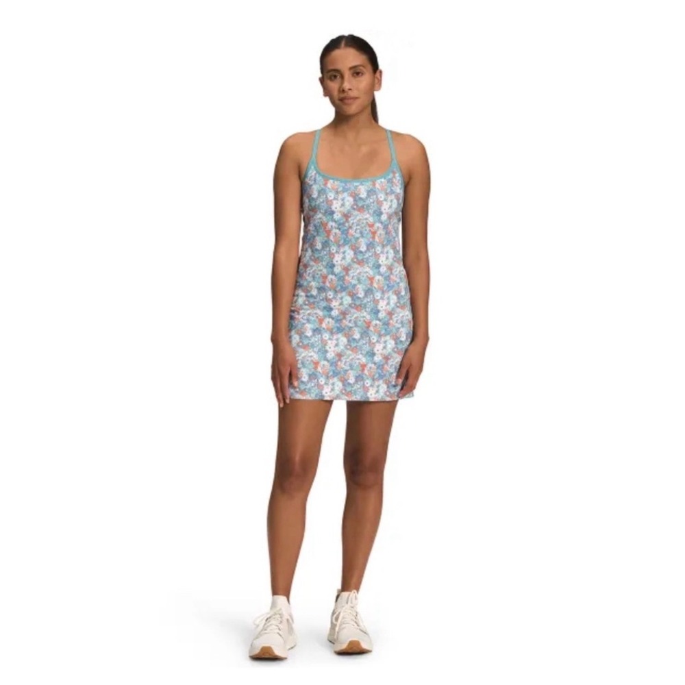 The North Face Arque Hike Dress Floral Print Athletic Mini Dress